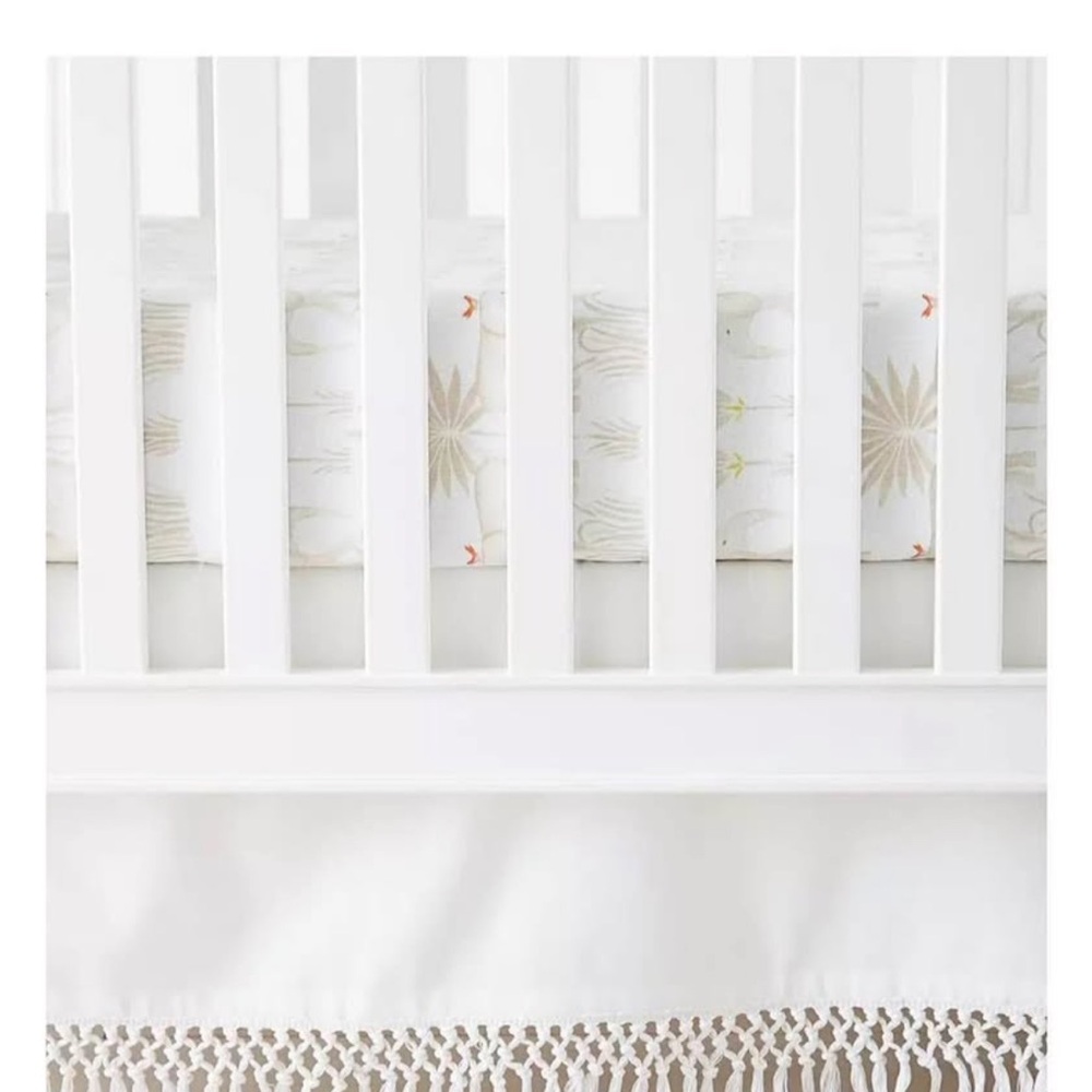 Serena & Lily Macramé Crib Skirt